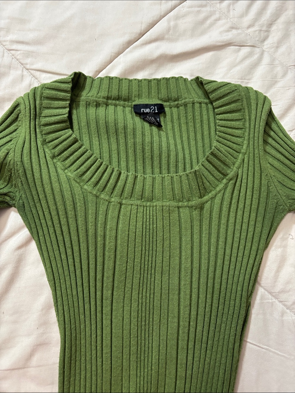 Preloved Small Rue21 Ribbed Knit Top - Picture 4 of 7